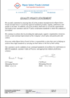 Quality Policy 2025