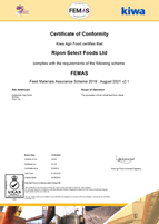 Femas Certificate